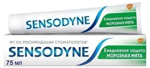 Зубная паста Sensodyne  Ежедневная защита Мягкая мята 75мл