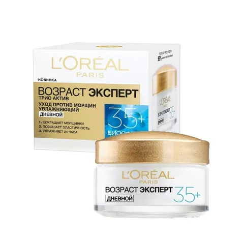 Крем для лица L'OREAL 50мл Возраст Эксперт 35+ лет дневной Антивозрастной уход