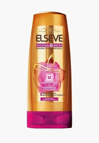 Бальзам-ополаскиватель для волос L'OREAL Elseve 200мл Роскошь 6 масел Роза Бальз