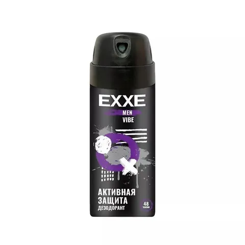 Антиперспирант Exxe Vibe активная защита мужской 150мл/