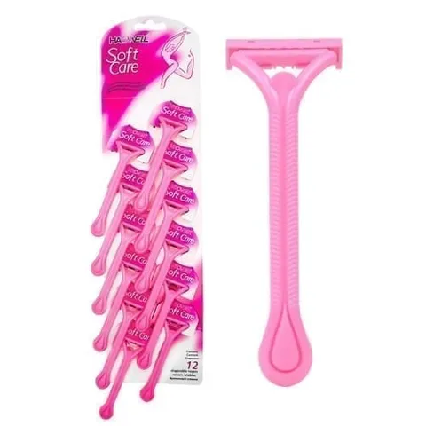 Бритвенный станок Max Soft Care розовый одноразовый женский 1шт/12