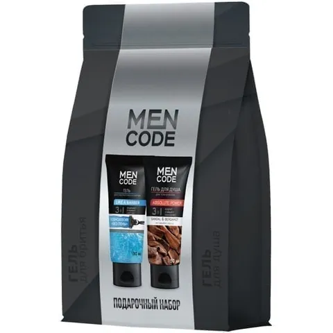 Подарочный набор MEN CODE (гель для душа + гель для бритья)
