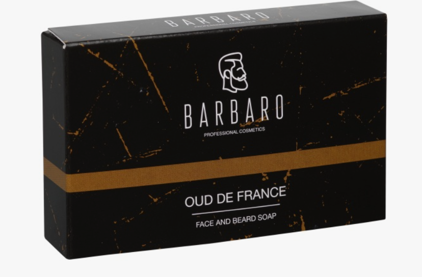 Мыло для лица и бороды Barbaro Oud de France, 90 гр.
