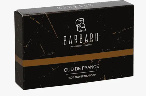 Мыло для лица и бороды Barbaro Oud de France 90гр
