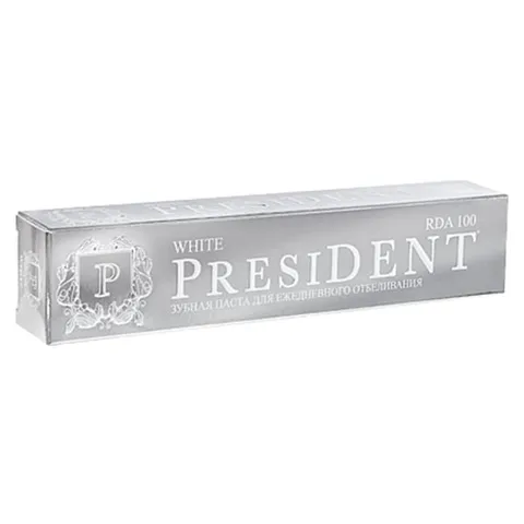 Зубная паста President white 75мл/