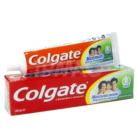 Зубная паста /Colgate/100гр МАКСИМАЛЬНАЯ ЗАЩИТА/Двойная Мята/48шт