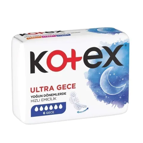 Прокладки Kotex ultra gece 6шт/24