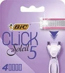 Кассеты сменные Bic click soleil 5 для женщин 4шт/
