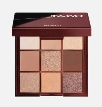 Палетка теней 9 оттенков TABU makeup Warm brown, Палетка, 8.94 гр, Warm brown