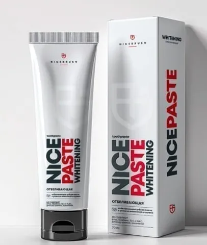Зубная паста Nice paste Whitening Отбеливающая 70мл