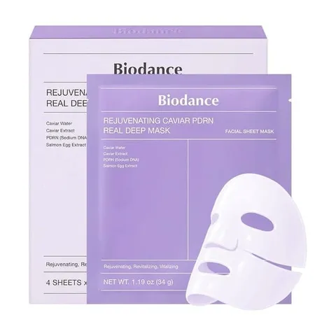 Маска гидрогелевая с ПДРН и икрой, Biodance