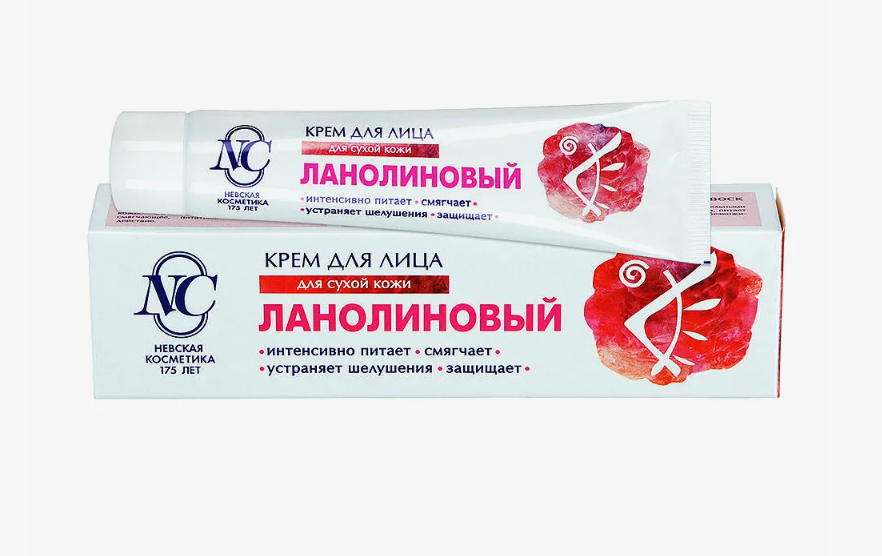 Крем для лица Невская косметика интенсивно питательный ланоливый 40мл/36
