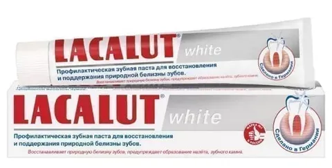 Зубная паста Lacalut white 75мл/12
