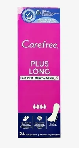 Carefree Прокладки ежедневные Plus Long 24шт