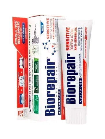 Зубная паста Biorepair сенситив двойное действие .