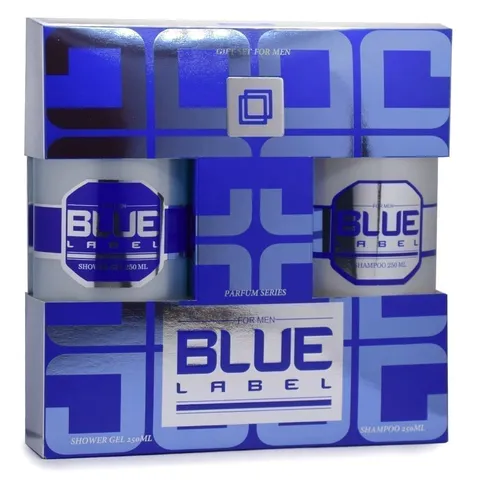 Подарочный набор Festiva Blue Label Parfum Шампунь 250 мл + гель для душа 250мл/10