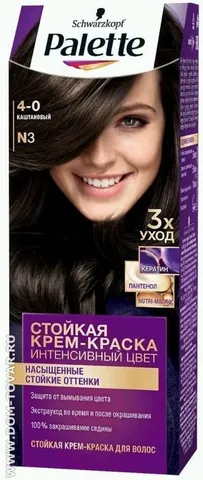Крем-краска для волос Palette 4-0 каштановый 110мл/
