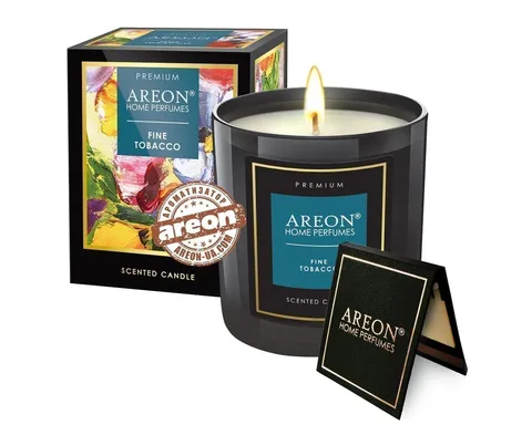 Ароматическая свеча Areon fine tobacco 120гр/ НЗ