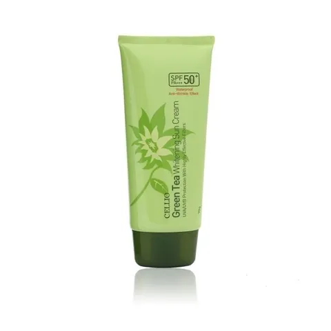 Солнцезащитный крем для лица с зеленым чаем SPF50, Dr.Cellio 70мл