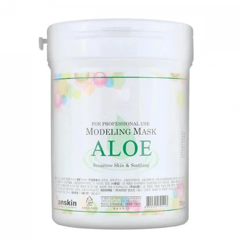 Альгинатная маска с экстрактом алоэ, Anskin 240г (банка)