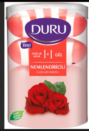 Туалетное мыло для рук Duru fresh роза стакан 100г/16