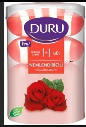 Туалетное мыло для рук Duru fresh роза стакан 100г/16