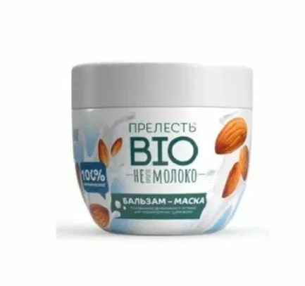 Бальзам-маска для волос Прелесть Bio Миндальное молочко для поврежденных сухих волос 250 мл