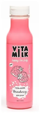 Гель для душа Vitamilk Вишня и Молоко 350мл