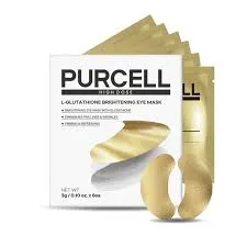 Патчи с липосомальным глутатионом L-Glutathione Brightening Eye Mask, Purcell
