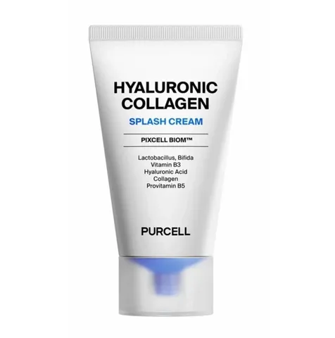 Крем с коллагеном, пептидами и пробиотиками Hyaluronic Collagen Splash Cream, Purcell 50мл