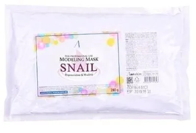 Альгинатная маска с муцином улитки, Anskin 240г