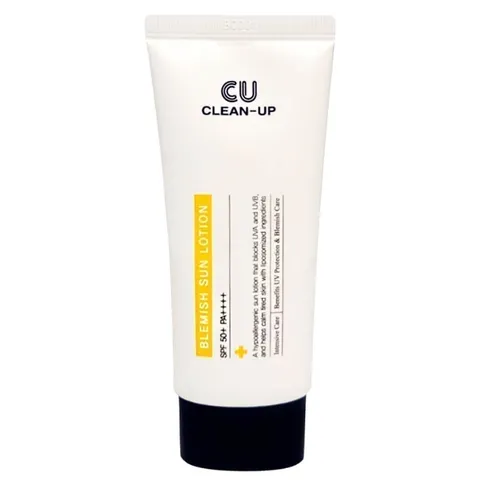 Солнцезащитный лосьон CUSKIN Clean Up Blemish Sun Lotion SPF50+ PA++++ 60мл