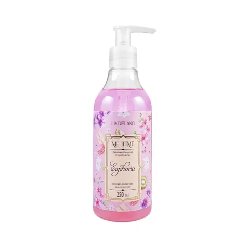 Гель для душа  Liv delano парфюмированный me time Euphoria 250мл/16шт