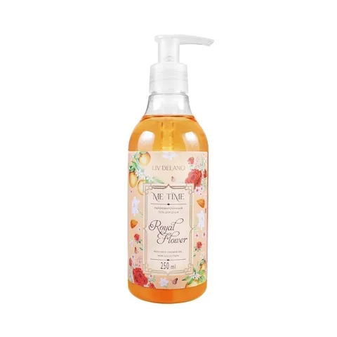 Гель для душа  Liv delano парфюмированный me time Royal Flower 250мл/16шт
