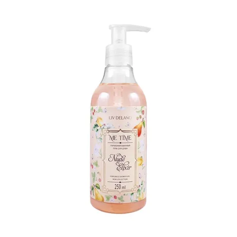 Гель для душа  Liv delano парфюмированный me time Nude Elixir 100мл/16шт