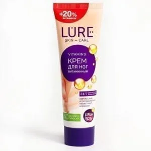 Крем для ног Lure витаминный 75мл/24