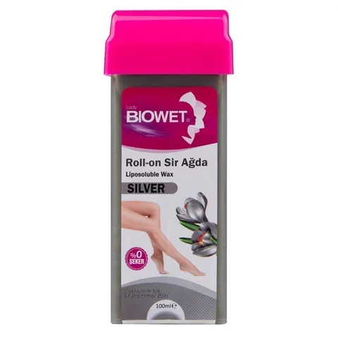 Картриджный воск для депиляции Biowet silver 100мл/ НЗ