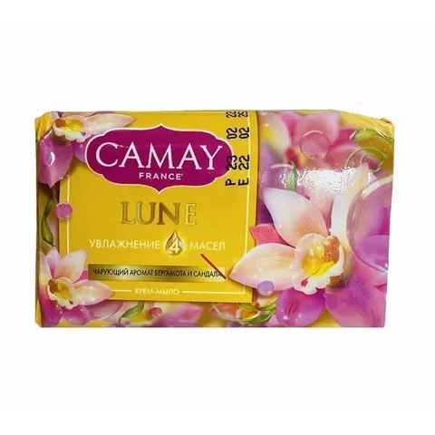 Мыло для рук Camay туалетное Lune бергамот и сандал 85мл/
