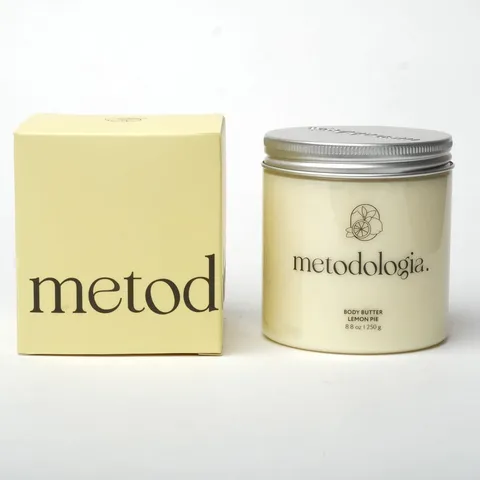 Баттер для тела питательный Лимонный пирог Body butter lemon pie 250 гр Metodologia