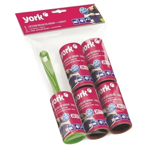 YORK Ролик-щетка для одежды 20л + 4 сменных блока