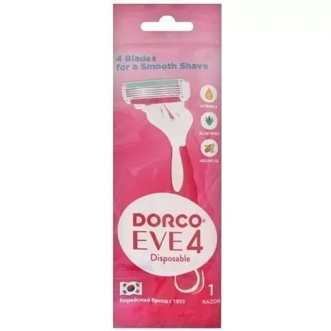 Бритвенные станок Dorco eve 4 disposable 1шт