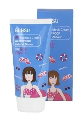 Солнцезащитный крем для лица SPF50, Giinsu 70г