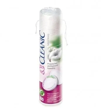 Ватные диски Cleanic pure effect 80шт/35