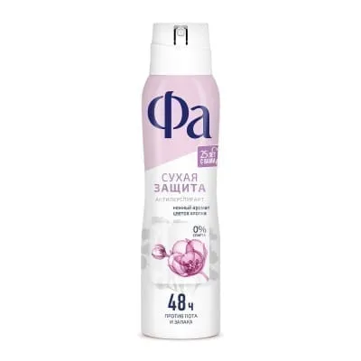 Дезодорант Fa Dry Protect нежный аромат хлопка, 150мл/6