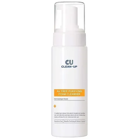 Пенка для проблемной кожи CUSKIN Clean-Up AV Free Clean Foam Cleanser 180мл