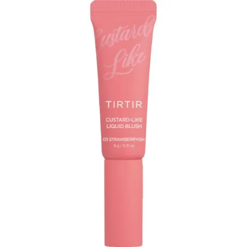Кремовые румяна TIRTIR Custard-Like Liquid Blush 03 Strawberryish