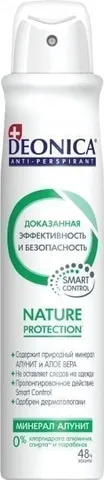 Антиперспирант/DEONICA /Спрей жен/Nature Protection /200мл/6шт