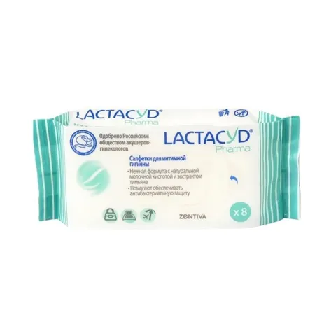 Lactacyd Салфетки для интимной гигиены №8