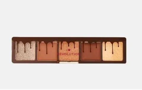 Палетека теней Heart Revolution Mini Chocolate Eyeshadow Palette  Dark Chocolate Brow