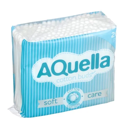 Ватные палочки AQUELLA п/э 200шт